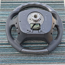 Load image into Gallery viewer, Pajero D-Shape Customised Real Carbon Fiber Sports Steering Wheel Alcantara Leather for Gen 4 Mitsubishi Pajero 2008 - 2021