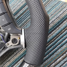 Load image into Gallery viewer, Pajero D-Shape Customised Real Carbon Fiber Sports Steering Wheel Alcantara Leather for Gen 4 Mitsubishi Pajero 2008 - 2021