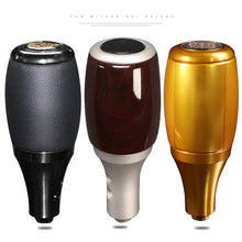 Load image into Gallery viewer, Pajero Premium Alloy & Leather Gear Shift Knob / Elegant Handbrake Lever Upgrade & Gear Handle Accessory