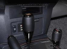 Load image into Gallery viewer, Pajero Premium Alloy & Leather Gear Shift Knob / Elegant Handbrake Lever Upgrade & Gear Handle Accessory
