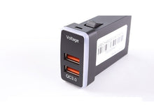 Load image into Gallery viewer, USB Charger Toyota FJ Criuser QC 3.0 Fast Charge Dual Charging Port Interior Accessories