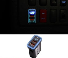 Load image into Gallery viewer, USB Charger Toyota FJ Criuser QC 3.0 Fast Charge Dual Charging Port Interior Accessories