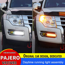 Load image into Gallery viewer, Side Mirror Turn Signal Blinker Day Light Daytime Running Light Assembly Pajero Fog Lamp Modification - For Mitsubishi Pajero