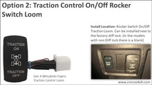 Load image into Gallery viewer, Mitsubishi Pajero Plug & Play Traction On/Off Switch Loom