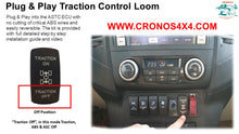 Load image into Gallery viewer, Mitsubishi Pajero Plug & Play Traction On/Off Switch Loom