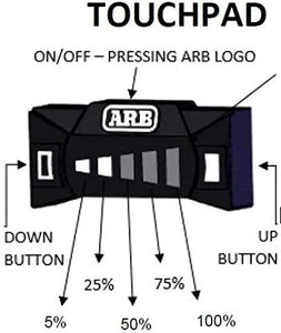 ARB SJBHARN Wiring Loom Cable Harness Intensity Solis Lights with Dimmable Touch Pad