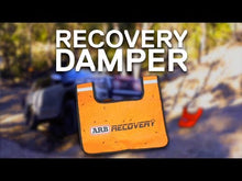 Load and play video in Gallery viewer, ARB ARB220 Off Road Winch Cable Recovery Damper in Orange and Black Line Dampener
