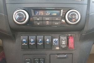 Rocker Switch 7 Gang Panel Housing Holder