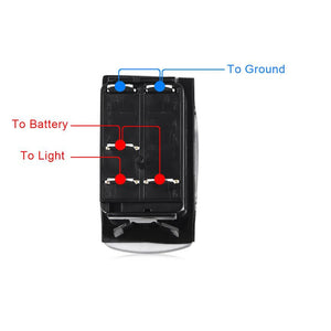 Rocker Switch 12V SPST Carling 5Pin ON-OFF - 1PC