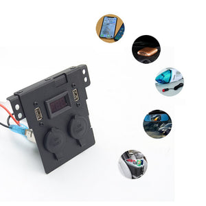Pajero Cigarette Lighter Multifunctional QC3.0 Fast Charging V97 V93 V87 Pajero USB cigarette Lighter Panel