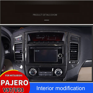 Pajero Interior Carbon Fiber Stickersd Pajero Mitsubishi, Interior Modification V97 V93 Interior Decoration Stickers