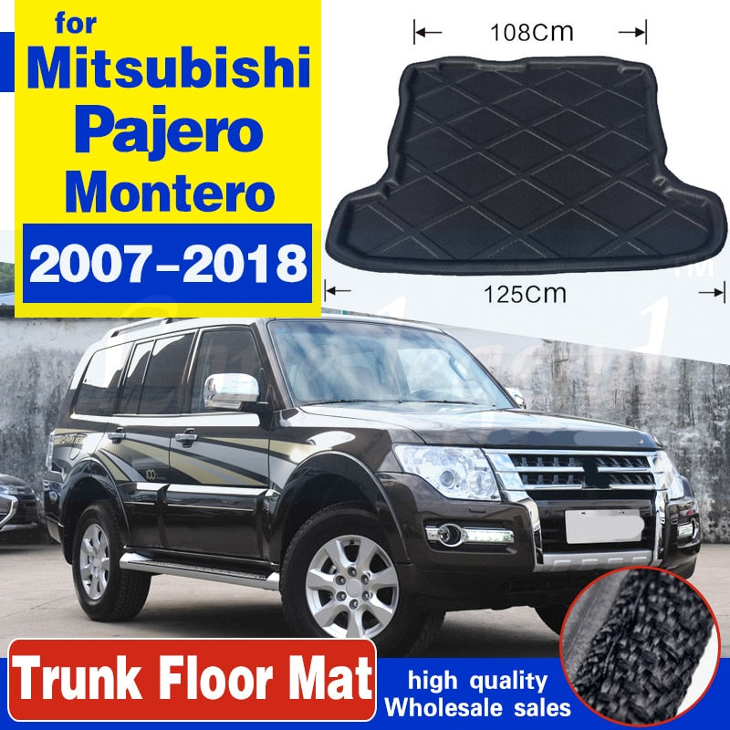 Pajero Cargo Liner Boot Tray Rear Trunk Cover Gen 4 2007 - 2018