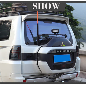 Pajero Flag Pole Base / Pajero Spotlight Bracket Antenna Base Shogun Montero Brake Light Modification Accessories