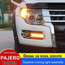 Load image into Gallery viewer, Side Mirror Turn Signal Blinker Day Light Daytime Running Light Assembly Pajero Fog Lamp Modification - For Mitsubishi Pajero
