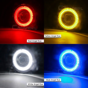 Pajero 2 X Car LED Fog Light Angel Eye Daytime Running Light (DRL) For Gen 4 2007-2015