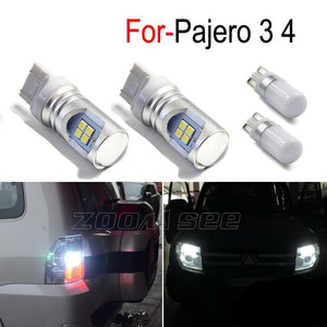 Pajero White LED Exterior Reverse Tail Bulb Plate Parking Side Light For Mitsubishi Pajero Shogun Montero MK3 MK4 3 4 (2000-2021)