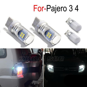 Pajero White LED Exterior Reverse Tail Bulb Plate Parking Side Light For Mitsubishi Pajero Shogun Montero MK3 MK4 3 4 (2000-2021)