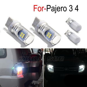 Pajero White LED Exterior Reverse Tail Bulb Plate Parking Side Light For Mitsubishi Pajero Shogun Montero MK3 MK4 3 4 (2000-2021)