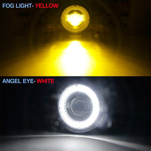 Pajero 2 X Car LED Fog Light Angel Eye Daytime Running Light (DRL) For Gen 4 2007-2015