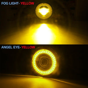 Pajero 2 X Car LED Fog Light Angel Eye Daytime Running Light (DRL) For Gen 4 2007-2015