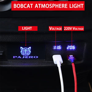 Rear USB Charger 220V Pajero Rear USB Inverter Socket Modification Armrest Box Rear USB Inverter