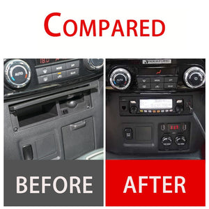 Pajero Car Wireless Radio Holder For Mitsubishi Pajero Walkie-talkie Console Stand Shogun Montero Radio Panel Holder USB Fast Charge
