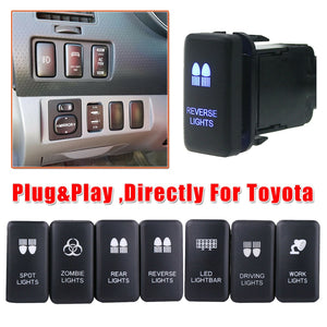 Toyota OEM Switch Button - Compatible with Toyota Tacoma, FJ Cruiser, Prado, 4Runner and Highlander