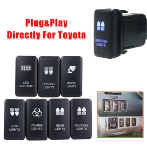 Toyota OEM Switch Button - Compatible with Toyota Tacoma, FJ Cruiser, Prado, 4Runner and Highlander