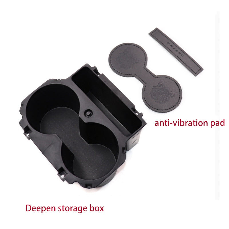Pajero Deeper Central Control Cup Holder Pajero -  Mitsubishi Drinks Holders Deepened Interior Accessories