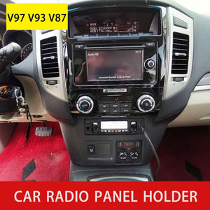 Pajero Car Wireless Radio Holder For Mitsubishi Pajero Walkie-talkie Console Stand Shogun Montero Radio Panel Holder USB Fast Charge